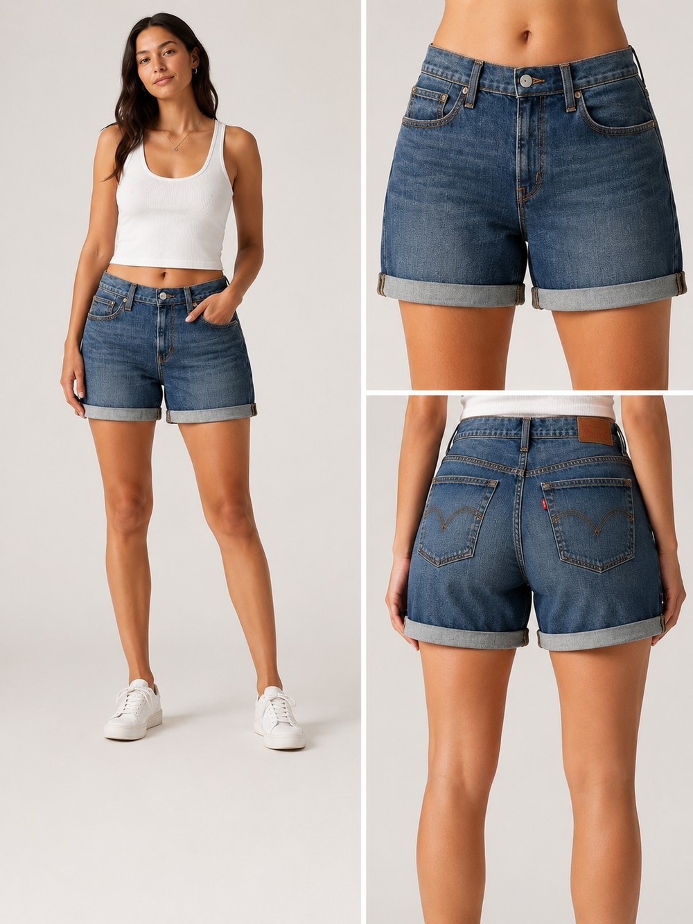 Levi’s Mid Length Denim Shorts Size 31